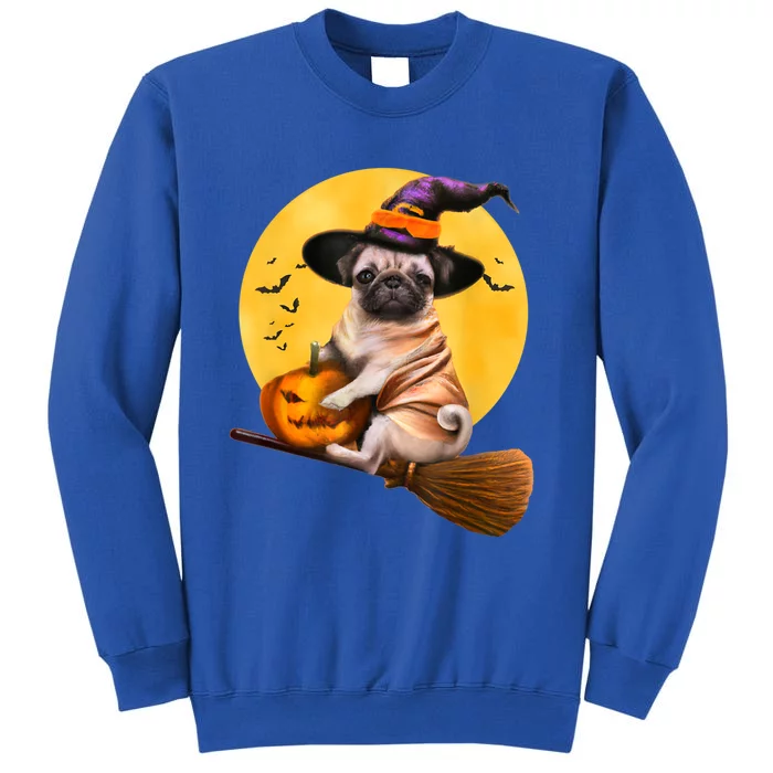 Cute Pug Halloween Costume Shirt Boys Girls Dog Tall Sweatshirt