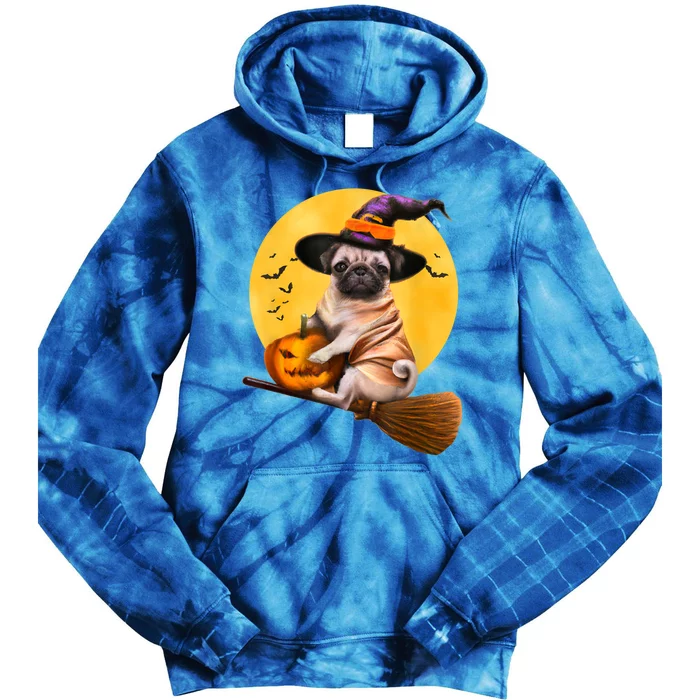 Cute Pug Halloween Costume Shirt Boys Girls Dog Tie Dye Hoodie