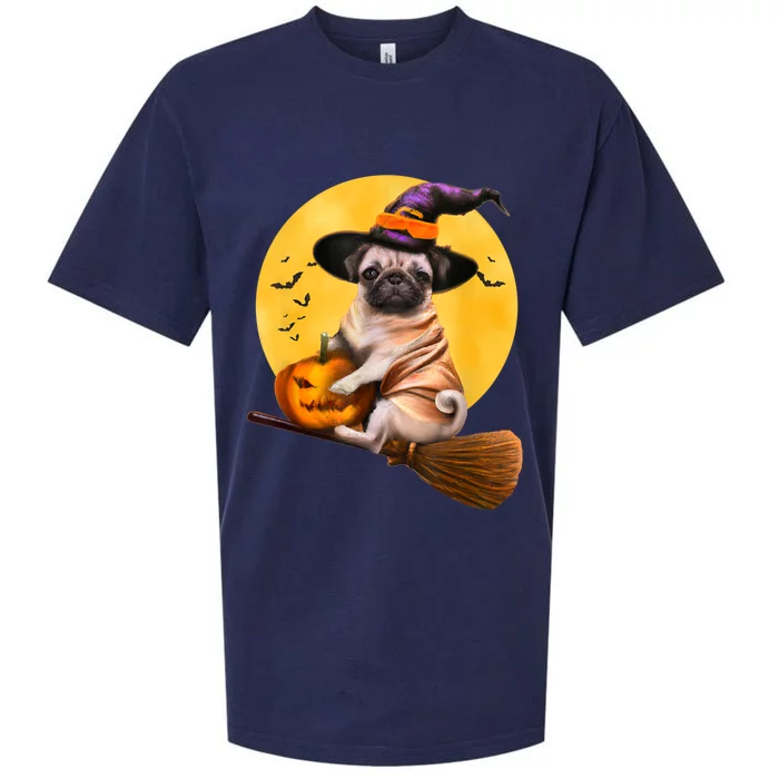 Cute Pug Halloween Costume Shirt Boys Girls Dog Sueded Cloud Jersey T-Shirt