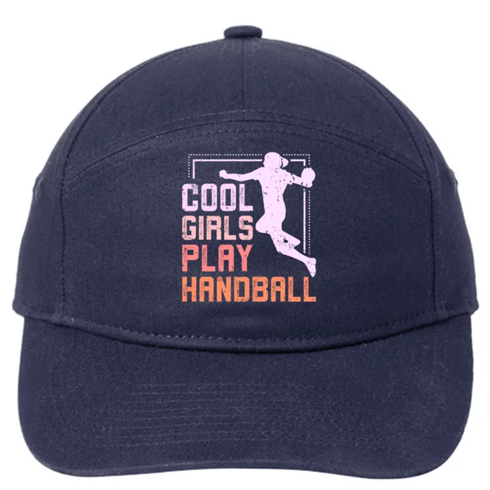 Cool Play Handball Cool Gift 7-Panel Snapback Hat