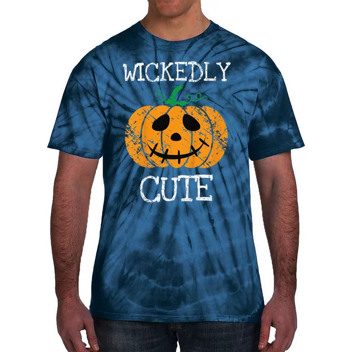 Cute Pumpkin Halloween Funny Quote Littles Tie-Dye T-Shirt