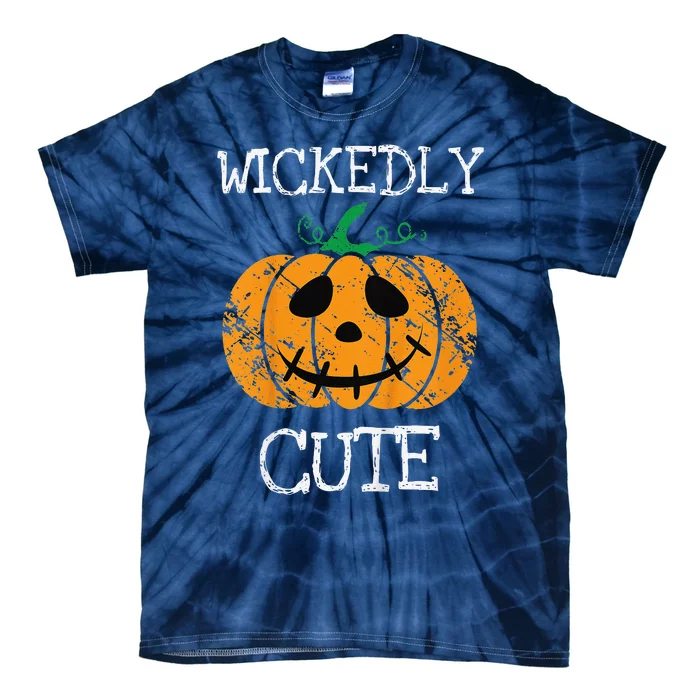 Cute Pumpkin Halloween Funny Quote Littles Tie-Dye T-Shirt