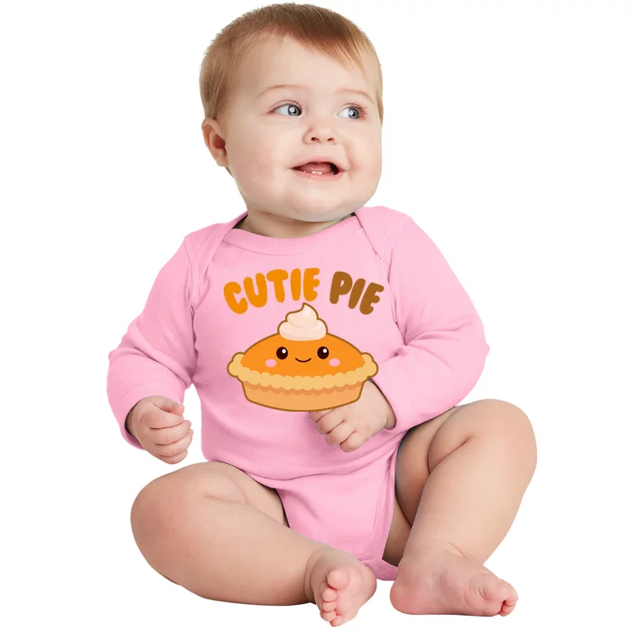 Cutie Pie Holiday Cute Gift Baby Long Sleeve Bodysuit