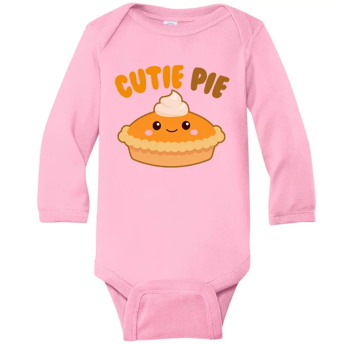 Cutie Pie Holiday Cute Gift Baby Long Sleeve Bodysuit