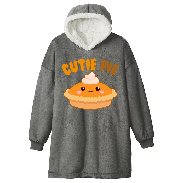 Cutie Pie Holiday Cute Gift Hooded Wearable Blanket