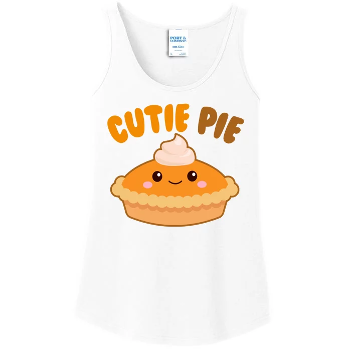 Cutie Pie Holiday Cute Gift Ladies Essential Tank