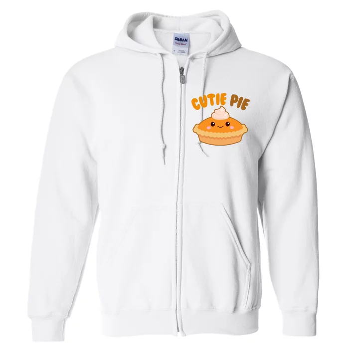 Cutie Pie Holiday Cute Gift Full Zip Hoodie