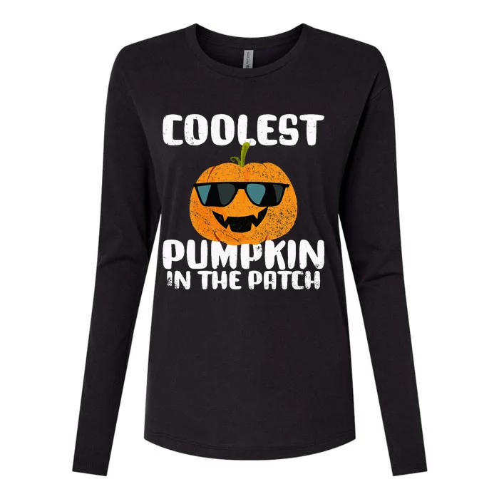 Coolest Pumpkin In The Patch Halloween Girls Kids Womens Cotton Relaxed Long Sleeve T-Shirt