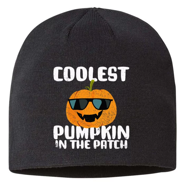 Coolest Pumpkin In The Patch Halloween Girls Kids 8 1/2in Sustainable Knit Beanie