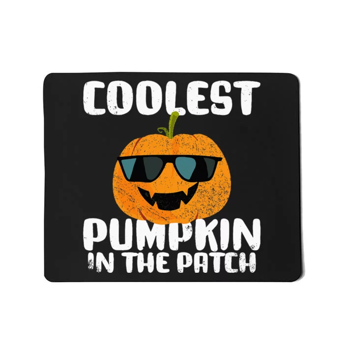 Coolest Pumpkin In The Patch Halloween Girls Kids Mousepad