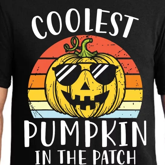 Coolest Pumpkin In The Patch Toddle Kids Boy Halloween Pajama Set