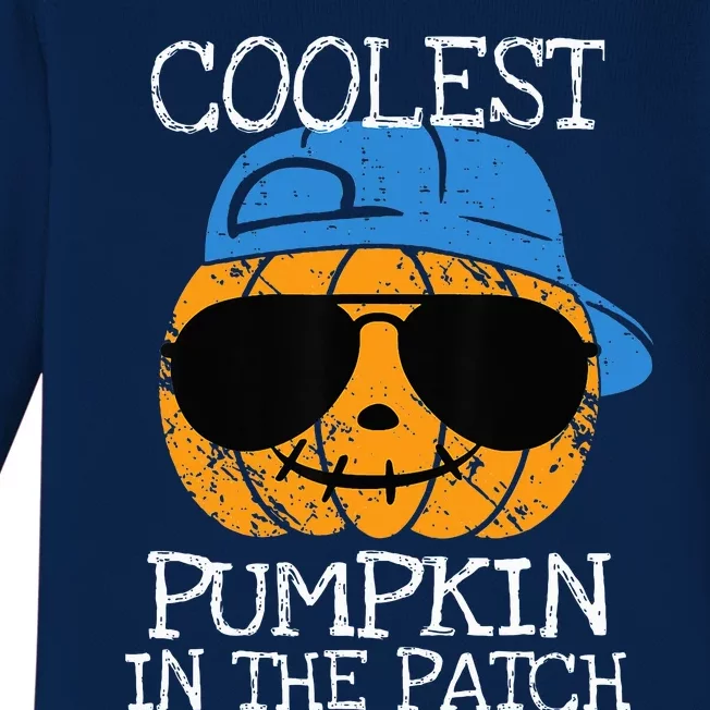 Coolest Pumpkin In The Patch Halloween Baby Long Sleeve Bodysuit