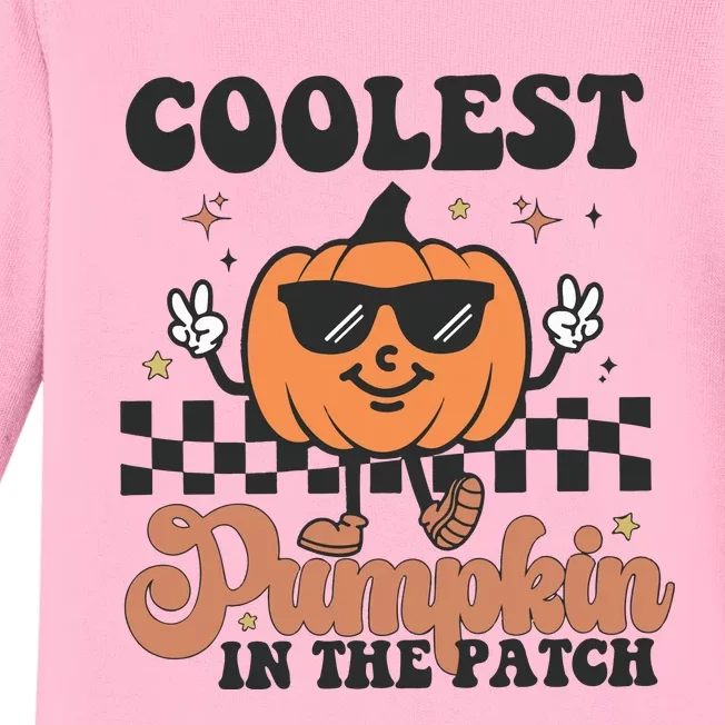 Coolest Pumpkin In The Patch Baby Long Sleeve Bodysuit