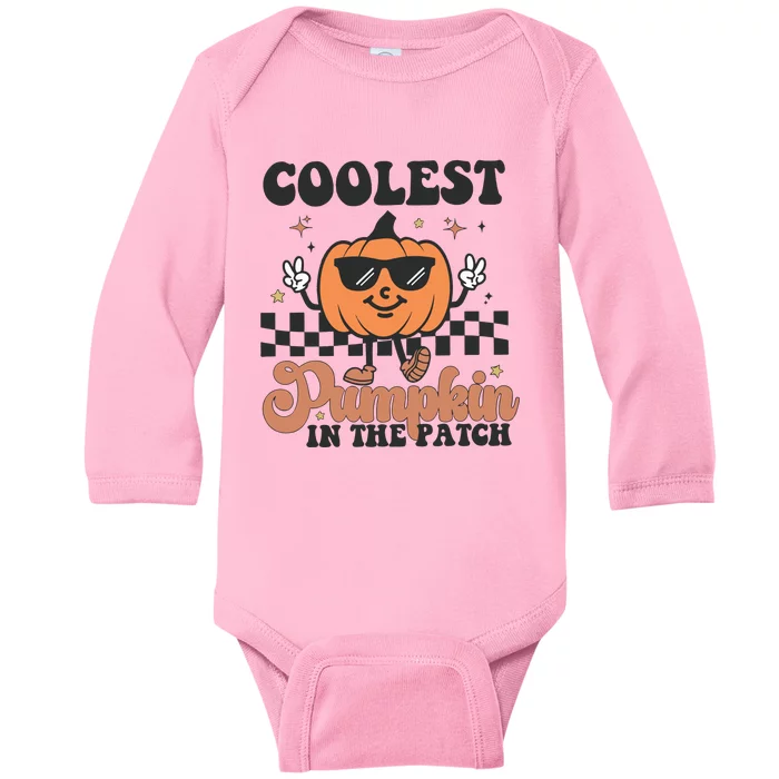 Coolest Pumpkin In The Patch Baby Long Sleeve Bodysuit