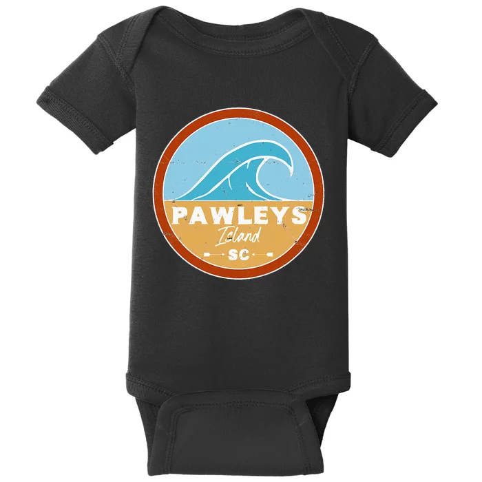 Cute Pawleys Island Beach South Carolina Sc Beach Lover Baby Bodysuit