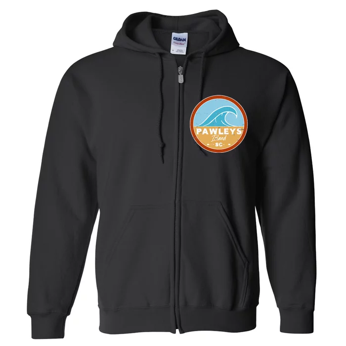 Cute Pawleys Island Beach South Carolina Sc Beach Lover Full Zip Hoodie