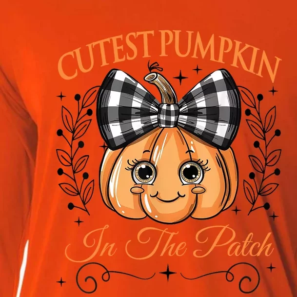 Cutest Pumpkin In The Patch Halloween Cooling Performance Long Sleeve Crew