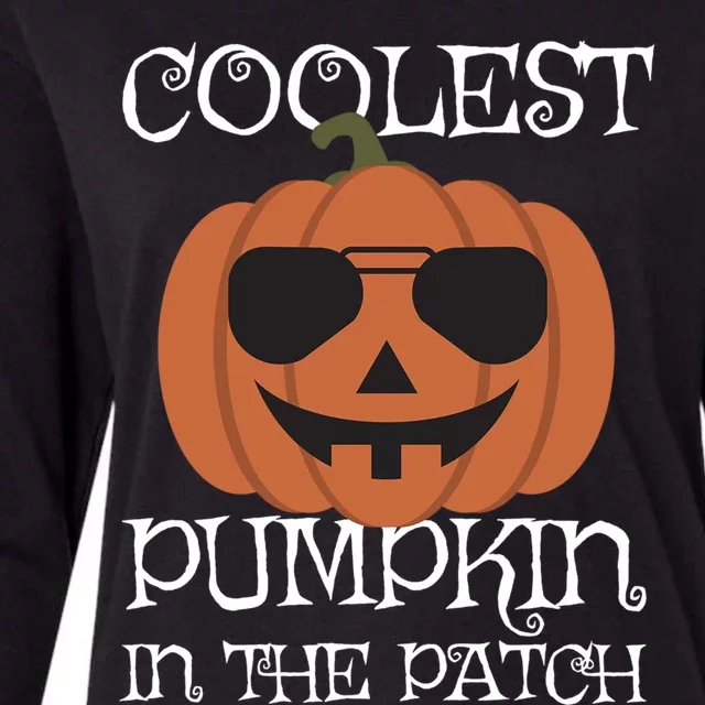 Coolest Pumpkin In The Patch Halloween Cute Gift Womens Cotton Relaxed Long Sleeve T-Shirt