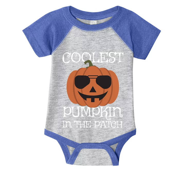 Coolest Pumpkin In The Patch Halloween Cute Gift Infant Baby Jersey Bodysuit