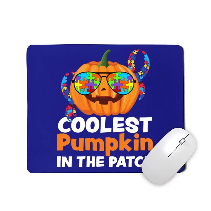 Coolest Pumpkin In The Patch Autism Halloween Gift Mousepad