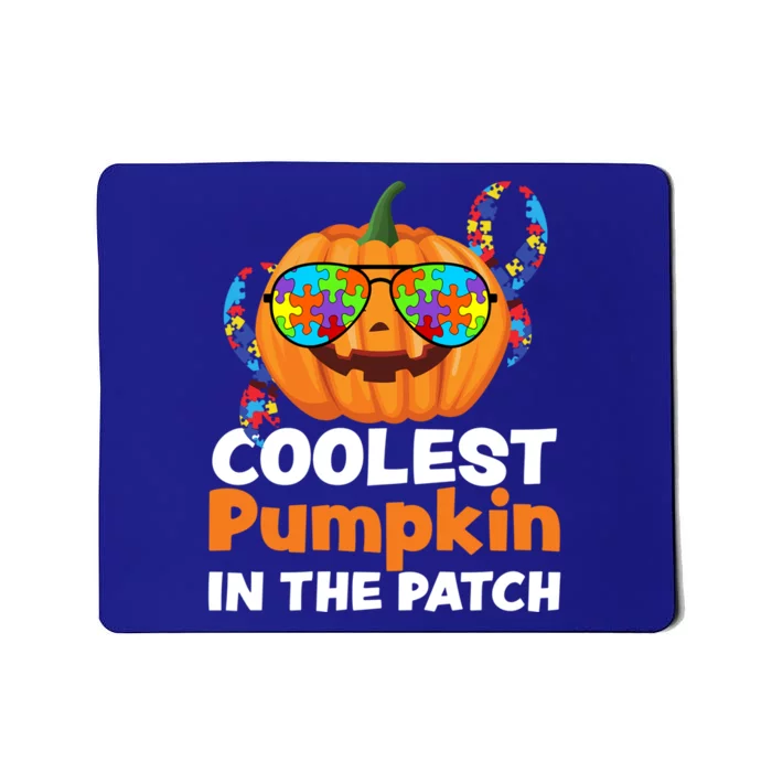 Coolest Pumpkin In The Patch Autism Halloween Gift Mousepad