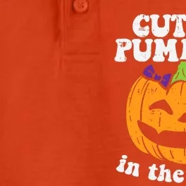 Cutest Pumpkin In The Patch Cute Halloween Girl Dry Zone Grid Performance Polo