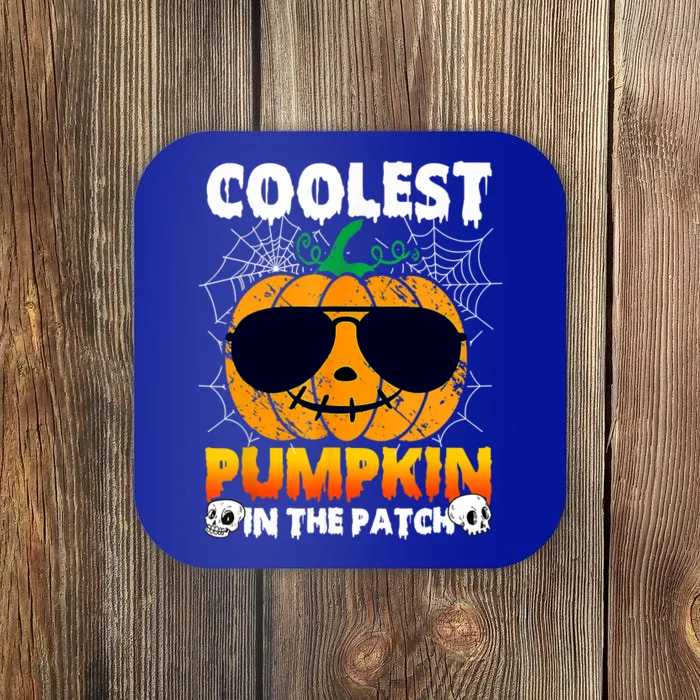 Coolest Pumpkin In The Patch Halloween Great Gift Coaster