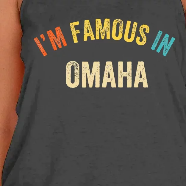 City Pride IM Famous In Omaha Women's Knotted Racerback Tank