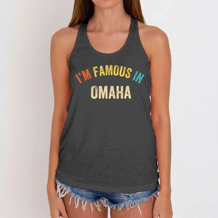 City Pride IM Famous In Omaha Women's Knotted Racerback Tank