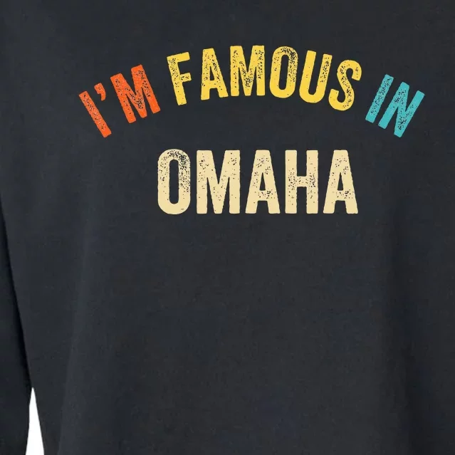 City Pride IM Famous In Omaha Cropped Pullover Crew