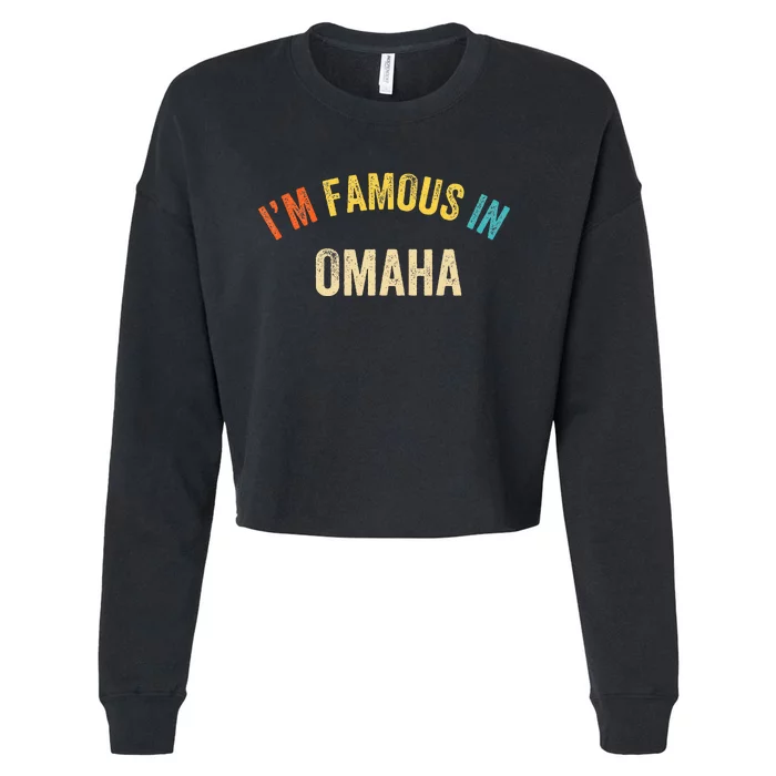 City Pride IM Famous In Omaha Cropped Pullover Crew