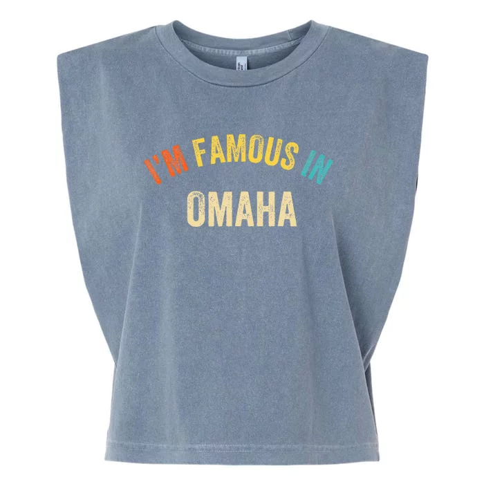 City Pride IM Famous In Omaha Garment-Dyed Women's Muscle Tee