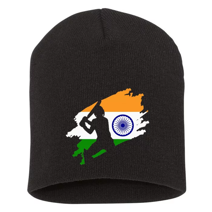 Cricket Patriotic India Sports Jersey Short Acrylic Beanie