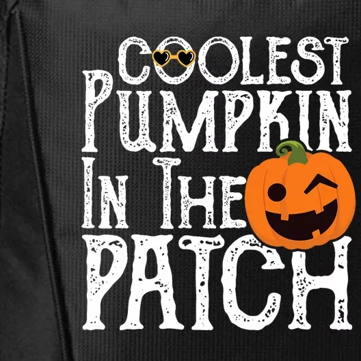 Coolest Pumpkin In The Patch Halloween City Backpack