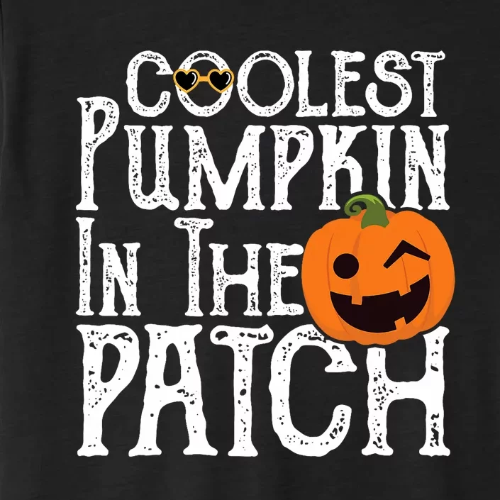 Coolest Pumpkin In The Patch Halloween ChromaSoft Performance T-Shirt