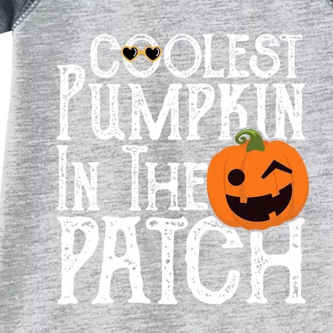 Coolest Pumpkin In The Patch Halloween Infant Baby Jersey Bodysuit