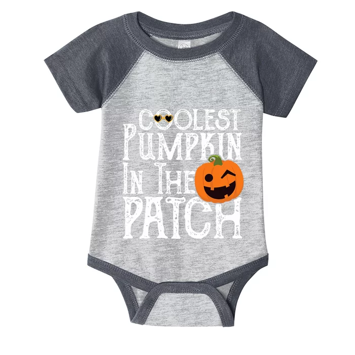 Coolest Pumpkin In The Patch Halloween Infant Baby Jersey Bodysuit