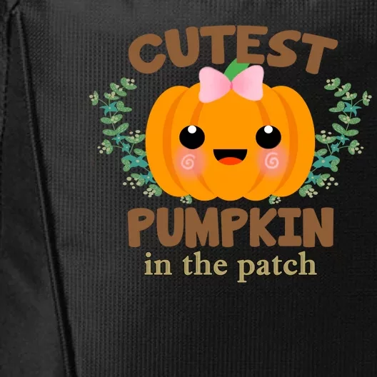 Cutest Pumpkin In The Patch October City Backpack