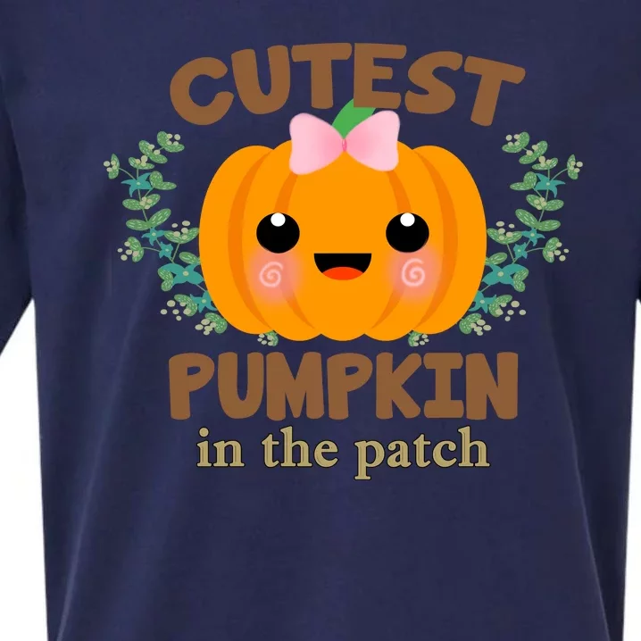 Cutest Pumpkin In The Patch October Sueded Cloud Jersey T-Shirt