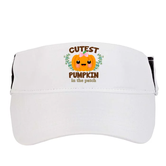 Cutest Pumpkin In The Patch October Adult Drive Performance Visor