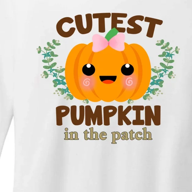 Cutest Pumpkin In The Patch October Womens CVC Long Sleeve Shirt