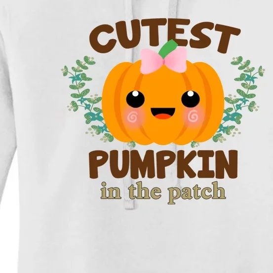 Cutest Pumpkin In The Patch October Women's Pullover Hoodie