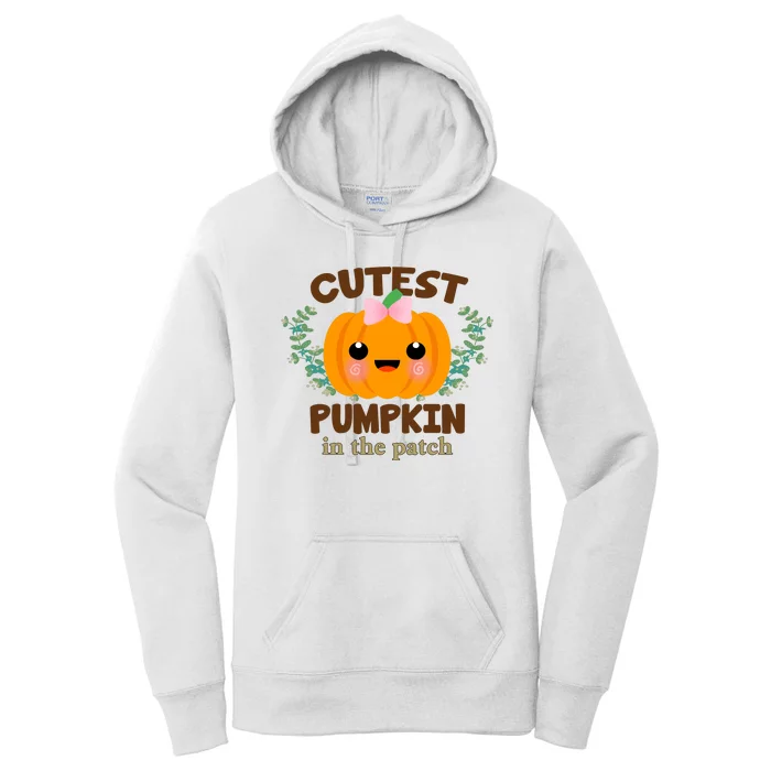 Cutest Pumpkin In The Patch October Women's Pullover Hoodie