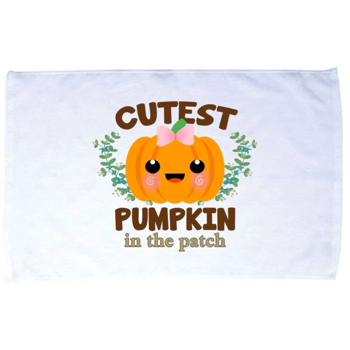 Cutest Pumpkin In The Patch October Microfiber Hand Towel