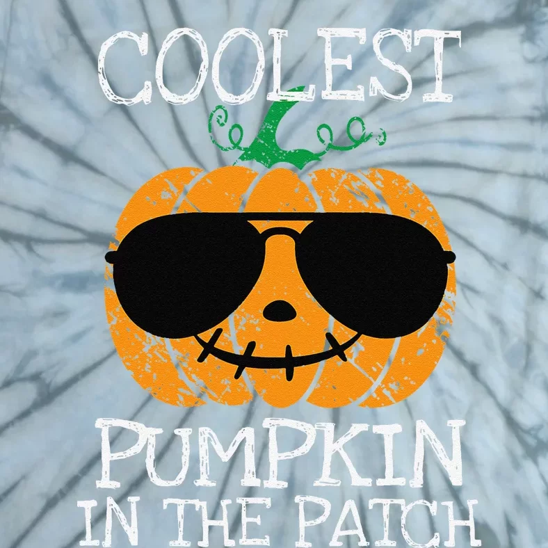 Coolest Pumpkin In The Patch Halloween Tie-Dye T-Shirt