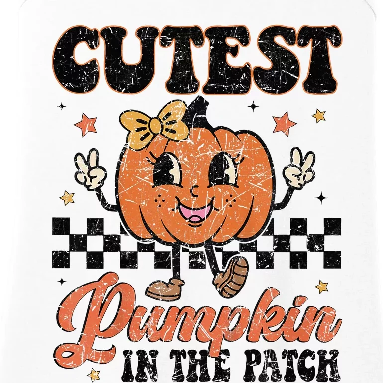 Cutest Pumpkin In The Patch Happy Halloween Ladies Essential Tank