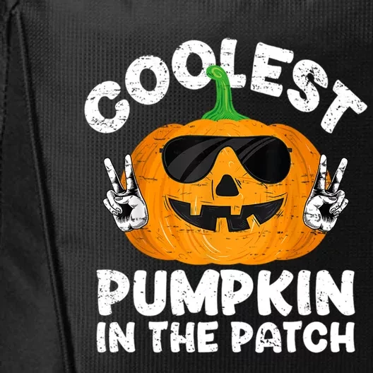 Coolest Pumpkin In The Patch Funny S Halloween Gift City Backpack