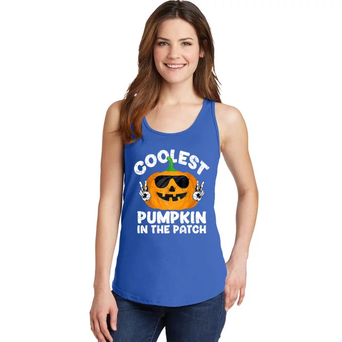 Coolest Pumpkin In The Patch Funny S Halloween Gift Ladies Essential Tank