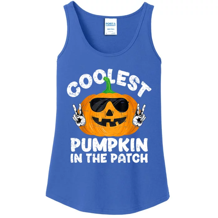 Coolest Pumpkin In The Patch Funny S Halloween Gift Ladies Essential Tank