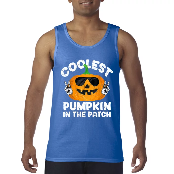 Coolest Pumpkin In The Patch Funny S Halloween Gift Tank Top